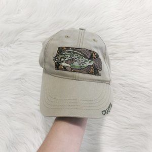 FLYING FISHERMAN Crappie Adjustable Hat SZ OS
